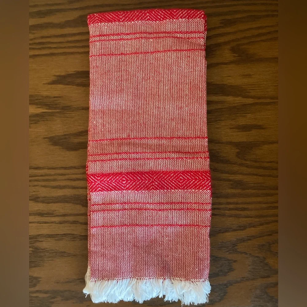 3/$20 Artisan Woven Mexican Tea Towel, Hand Towel, Boho Chic, Kitchen, Serape